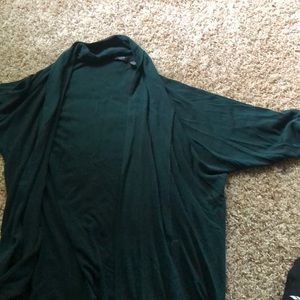 Plus size 2x forest green cardigan